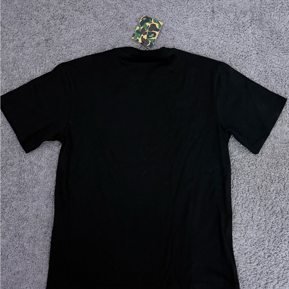 Bape Black Tee with Pink Camo Ape Head - Picture 2 of 4